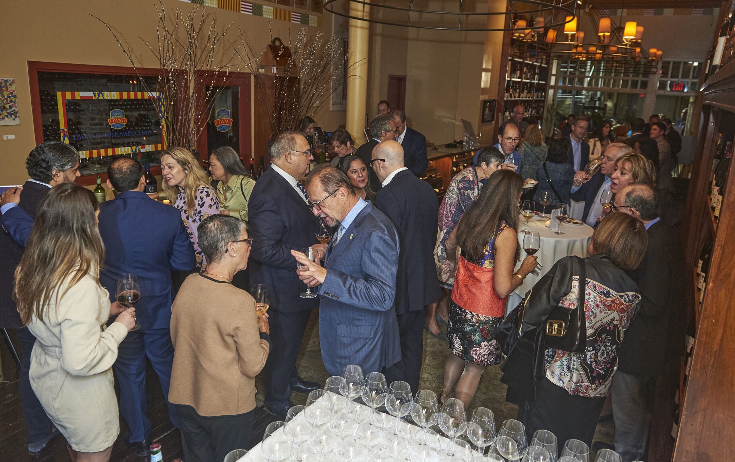 Guests at Italian Wine Merchants