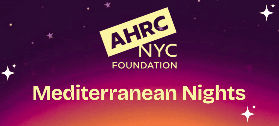 AHRC NYC Mediterranean nights branded image